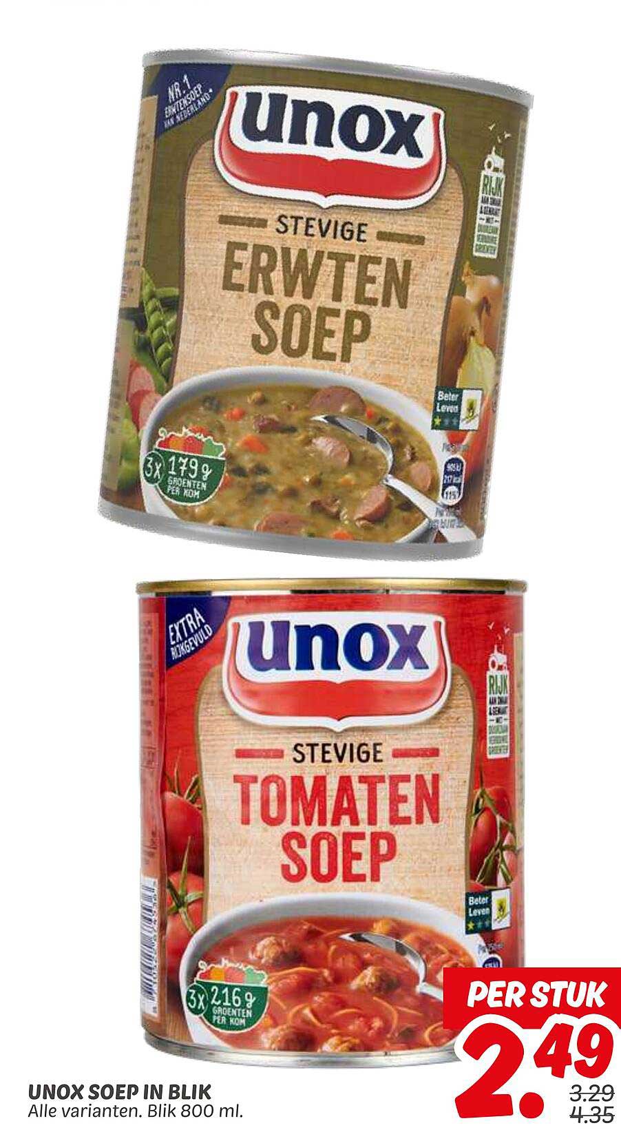 UNOX Soep in blik