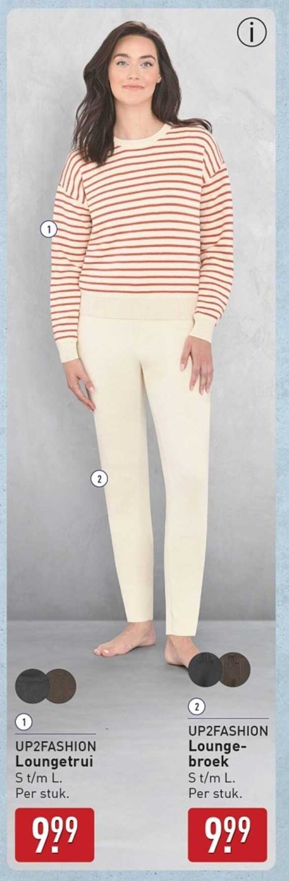 UP2FASHION Lounge-trui en Lounge-broek