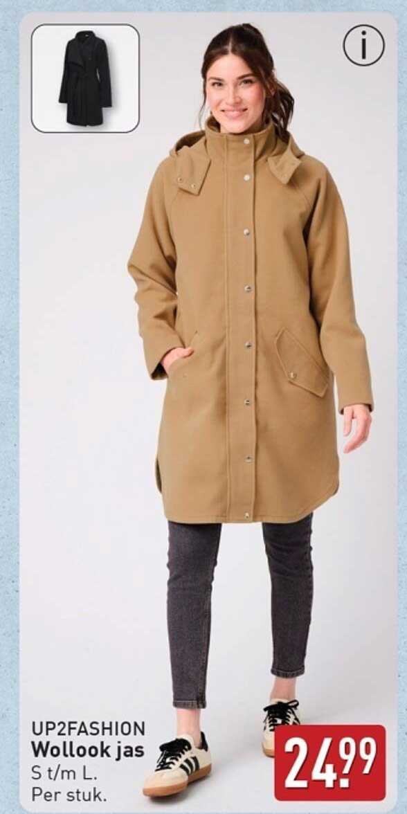 UP2FASHION Wollook jas