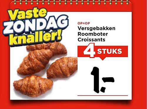 Versgebakken Roomboter Croissants