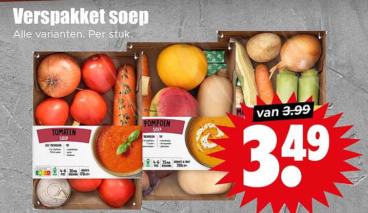 Verspakket soep