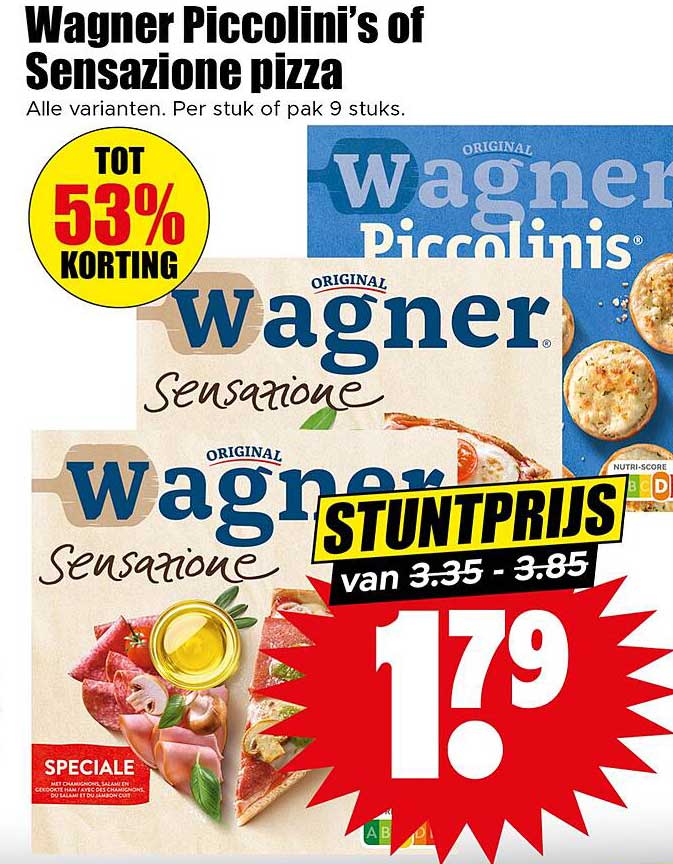 Wagner Piccolini’s of Sensazione pizza