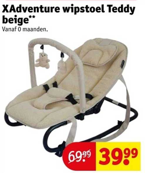 XAdventure wipstoel Teddy beige**