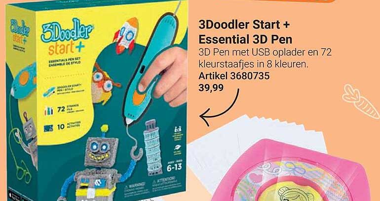 3Doodler Start + Essential 3D Pen