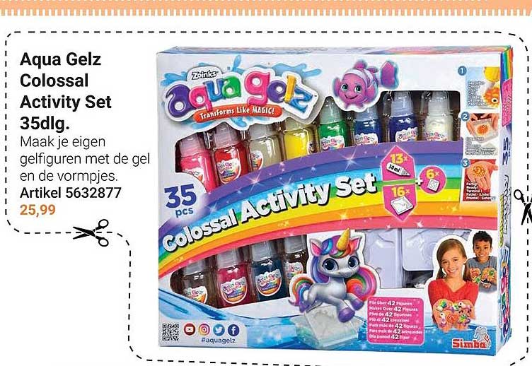 Aqua Gelz Colossal Activity Set 35dlg.
