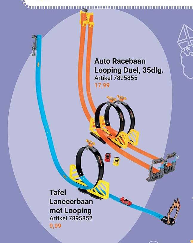 Auto Racebaan Looping Duel, 35dlg.