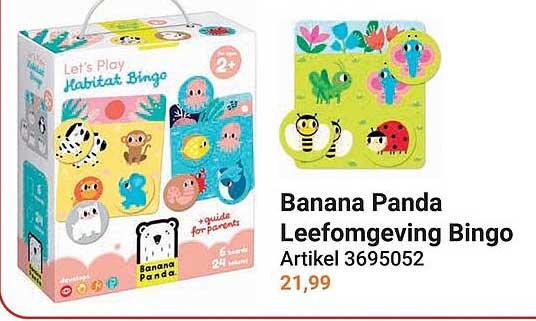 Banana Panda Leefomgeving Bingo