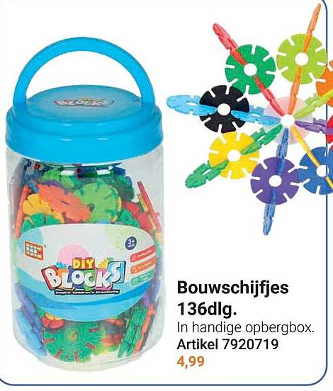 Bouwschijfjes 136dlg.