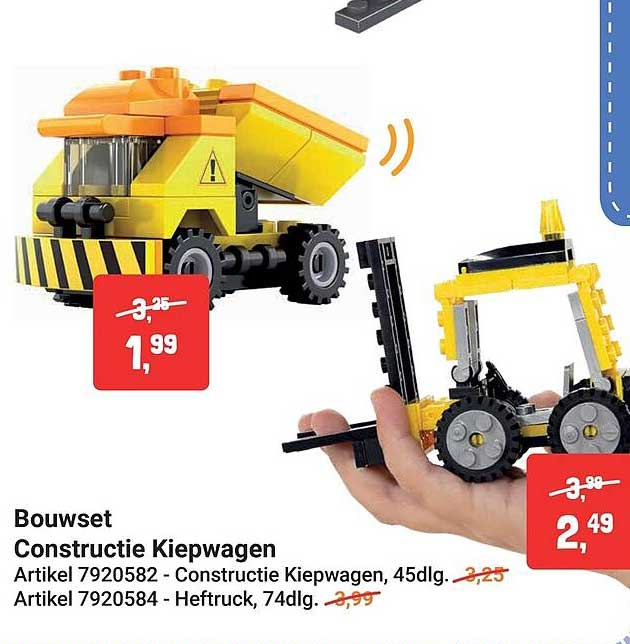 Bouwset Constructie Kiepwagen