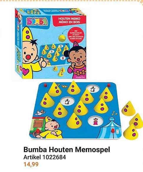 Bumba Houten Memospel