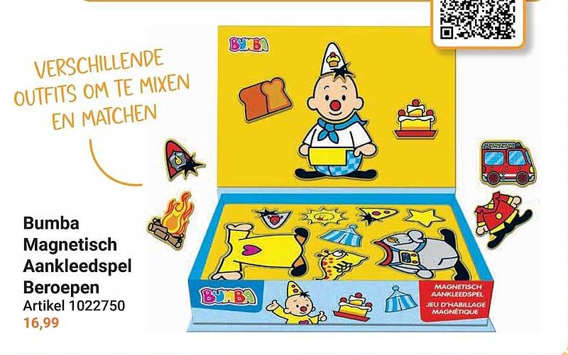 Bumba Magnetisch Aankleedspel Beroepen