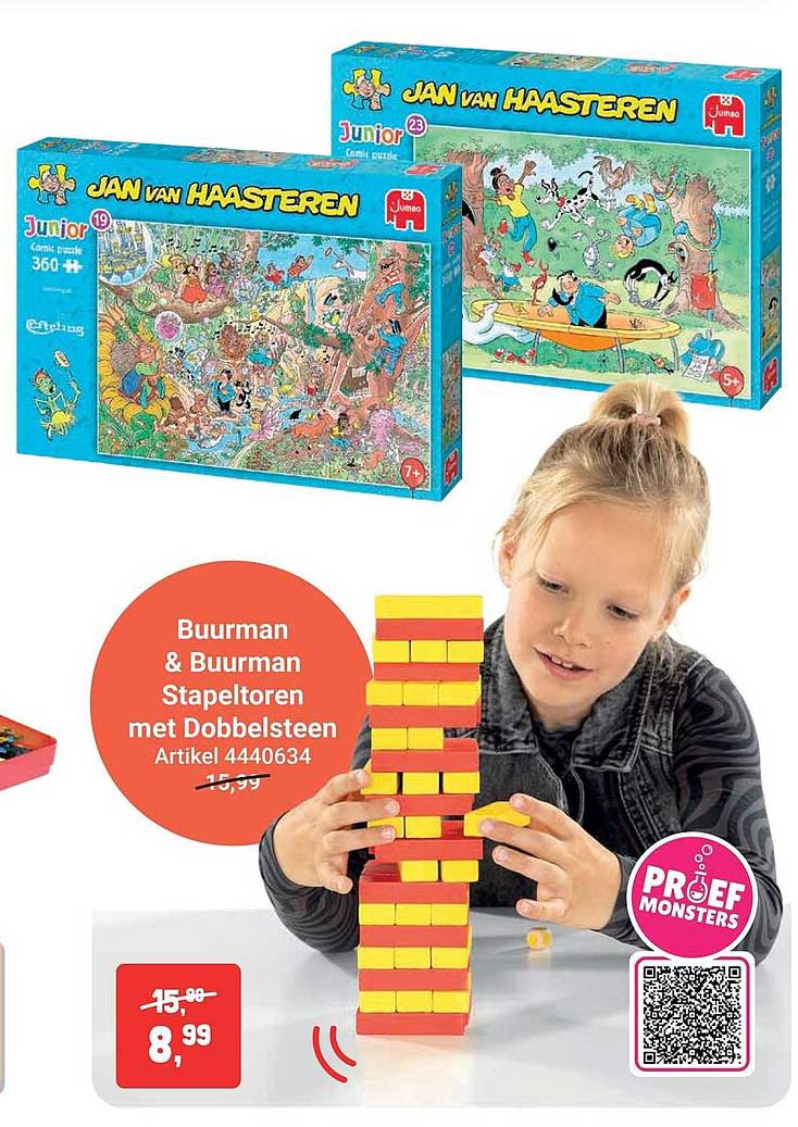 Buurman & Buurman Stapeltoren met Dobbelsteen Artikel 4440634