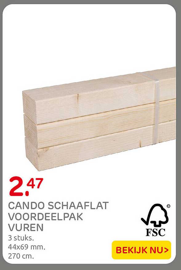 CANDO SCHAAFLAT VOORDEELPAK VUREN