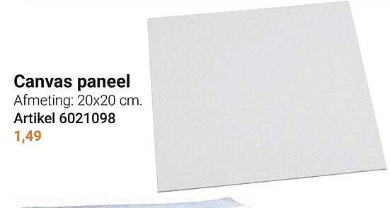 Canvas paneel