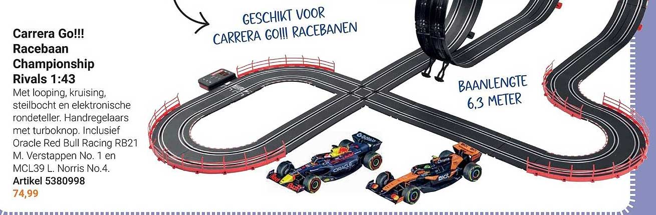 Carrera Go!!! Racebaan Championship Rivals 1:43