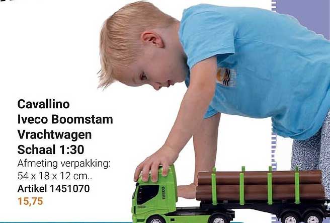 Cavallino Iveco Boomstam Vrachtwagen Schaal 1:30
