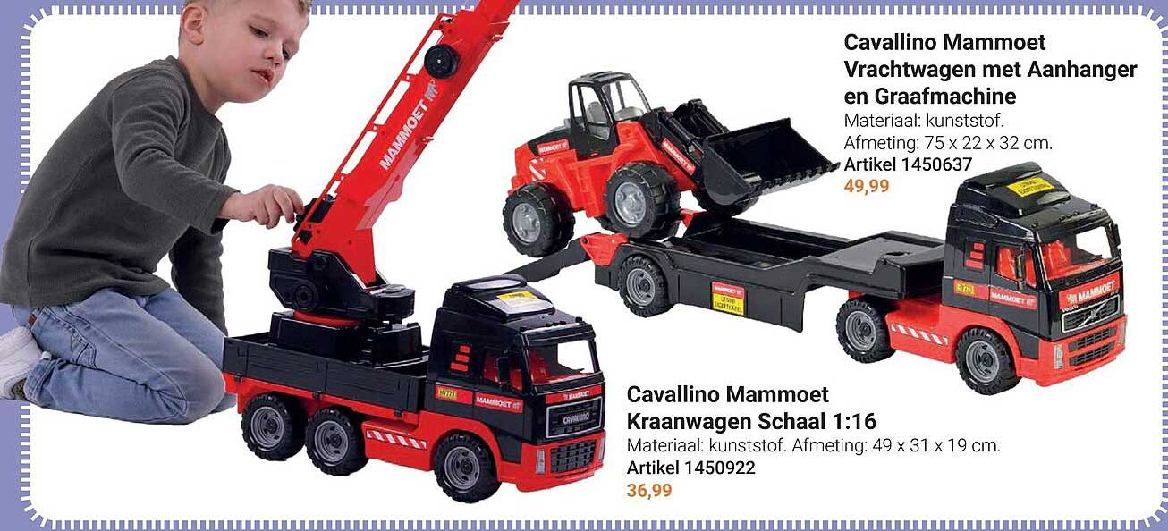 Cavallino Mammoet Kranwagen Schaal 1:16