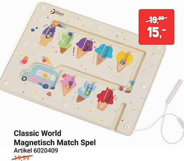 Classic World Magnetisch Match Spel