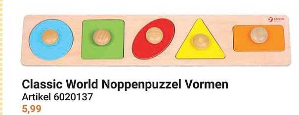 Classic World Noppenpuzzel Vormen