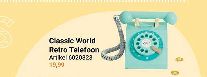 Classic World Retro Telefoon