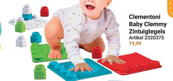 Clementoni Baby Clemmy Zintuigtegels Artikel 2320375