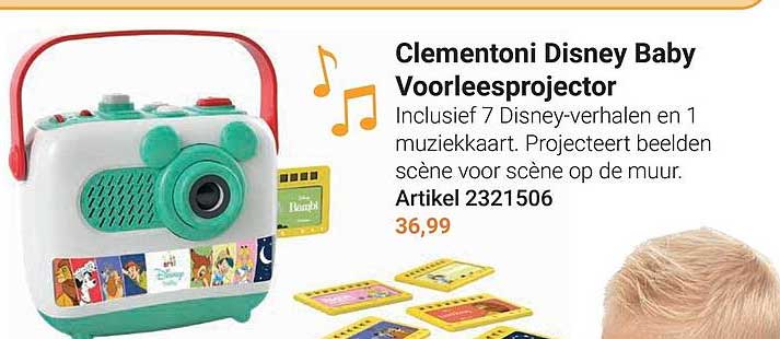 Clementoni Disney Baby Voorleesprojector