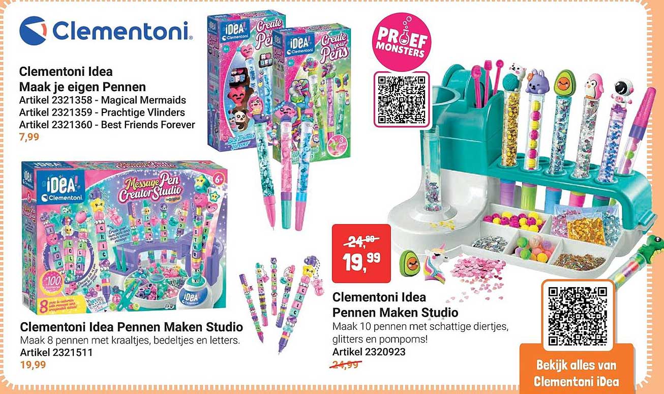 Clementoni Idea Maak je eigen Pennen