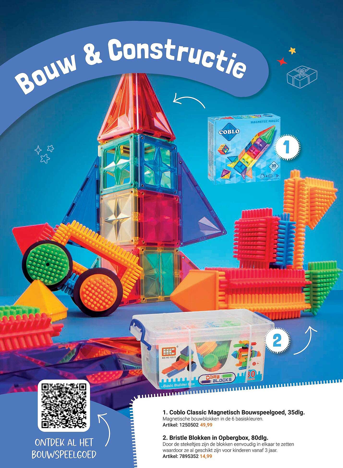 Coblo Classic Magnetisch Buitenspeelgoed, 35dlg.