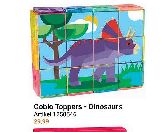 Coblo Toppers - Dinosaurs