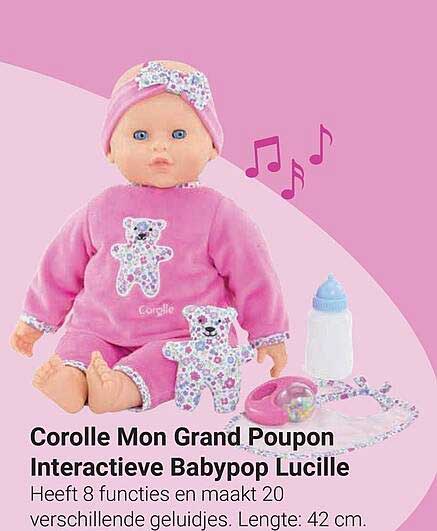 Corolle Mon Grand Poupon Interactieve Babypop Lucille