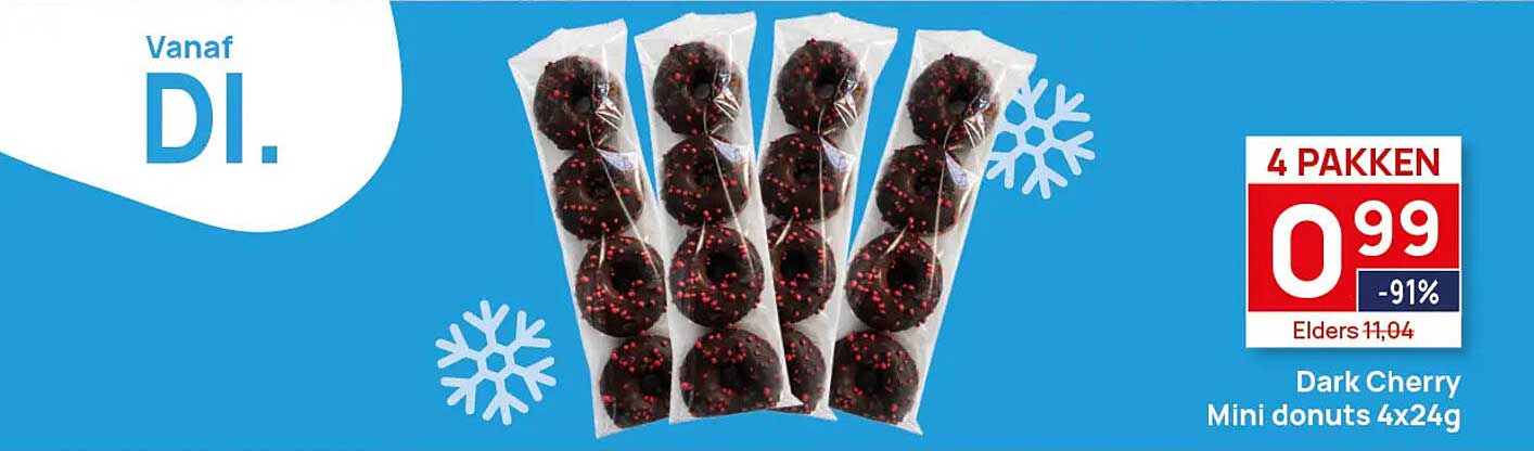 Dark Cherry Mini donuts 4x24g