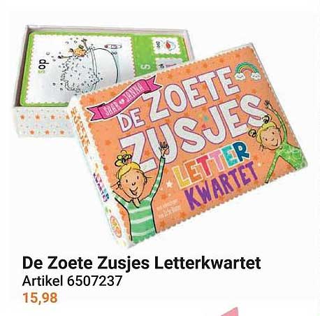 De Zoete Zusjes Letterkwartet