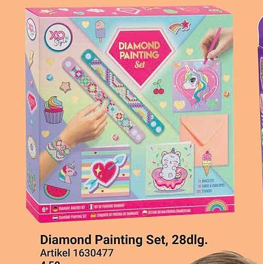 Diamond Painting Set, 28dlg.
