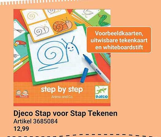 Djeco Stap voor Stap Tekenen