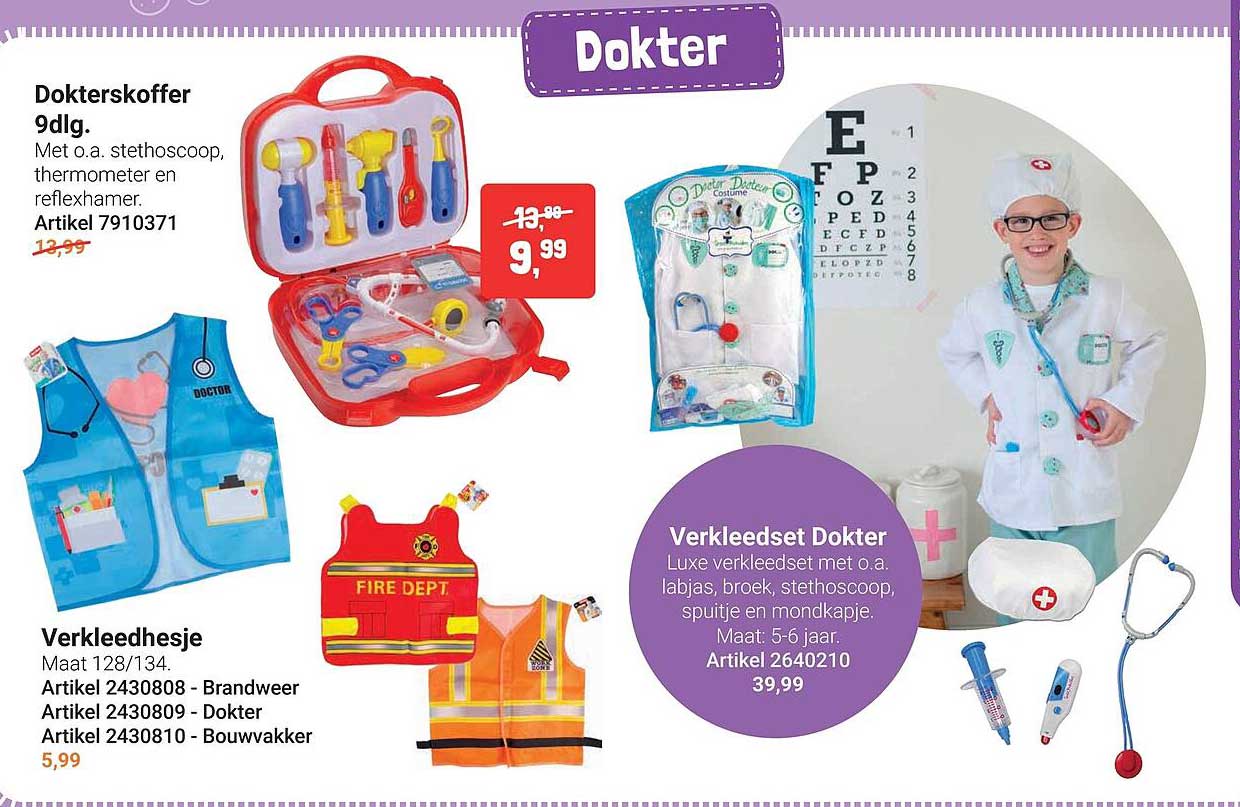 Dokterskoffer 9dlg.