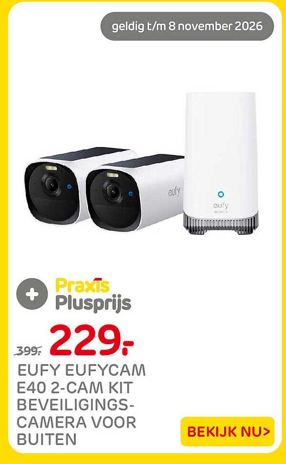 Eufy Eufycam E40 2-cam kit beveiligingscamera voor buiten
