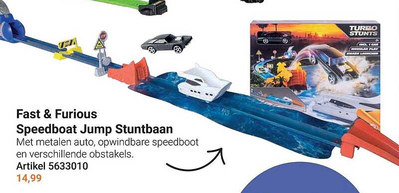 Fast & Furious Speedboat Jump Stuntbaan