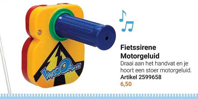 Fietssirene Motorgeluid