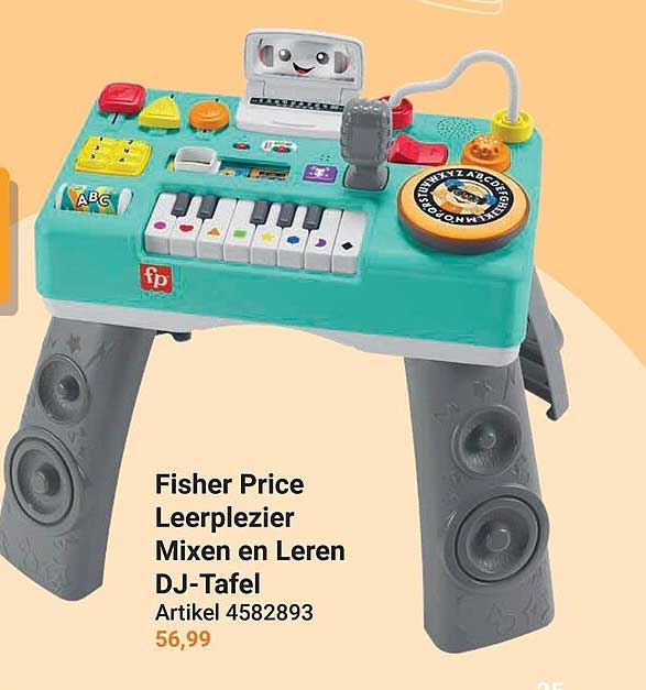 Fisher Price Leerplezier Mixen en Leren DJ-Tafel Artikel 4582893