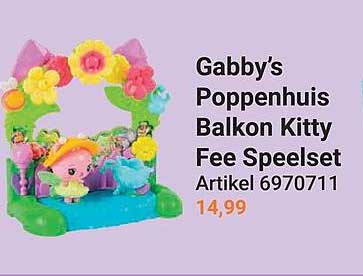 Gabby's Poppenhuis Balkon Kitty Fee Speelset Artikel 6970711