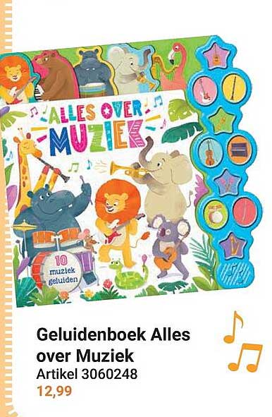 Geluidenboek Alles over Muziek