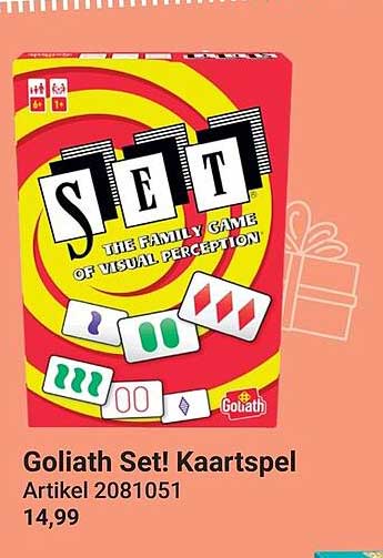 Goliath Set! Kaartspel
