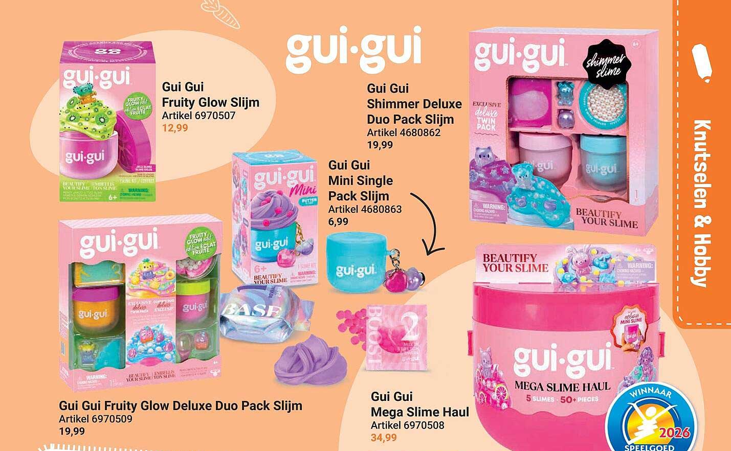 Gui Gui Fruity Glow Slijm