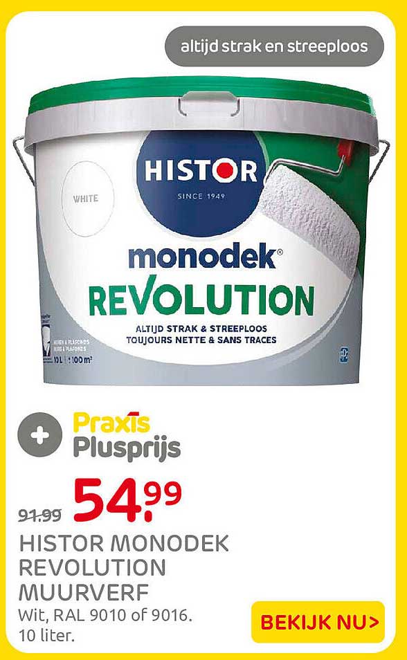 HISTOR MONODEK REVOLUTION MUURVERF