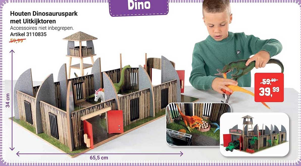 Houten Dinosaurusp­ark met Uitkijktoren