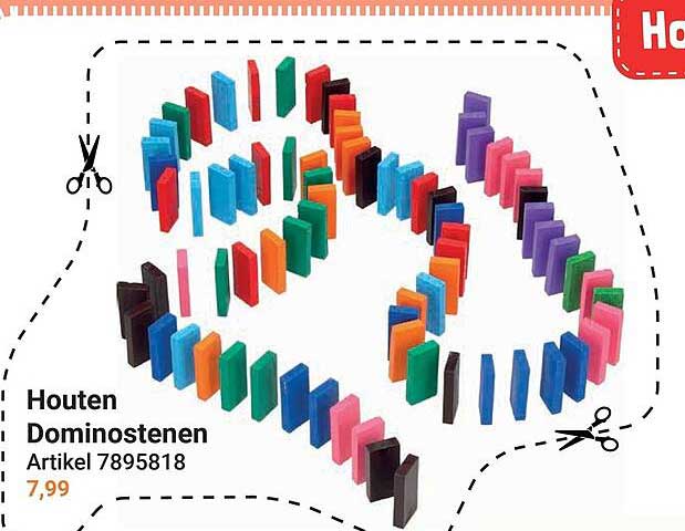 Houten Dominostenen