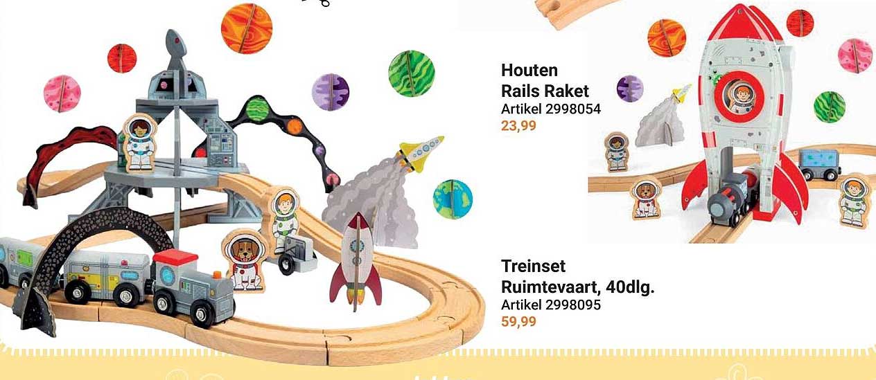 Houten Rails Raket
