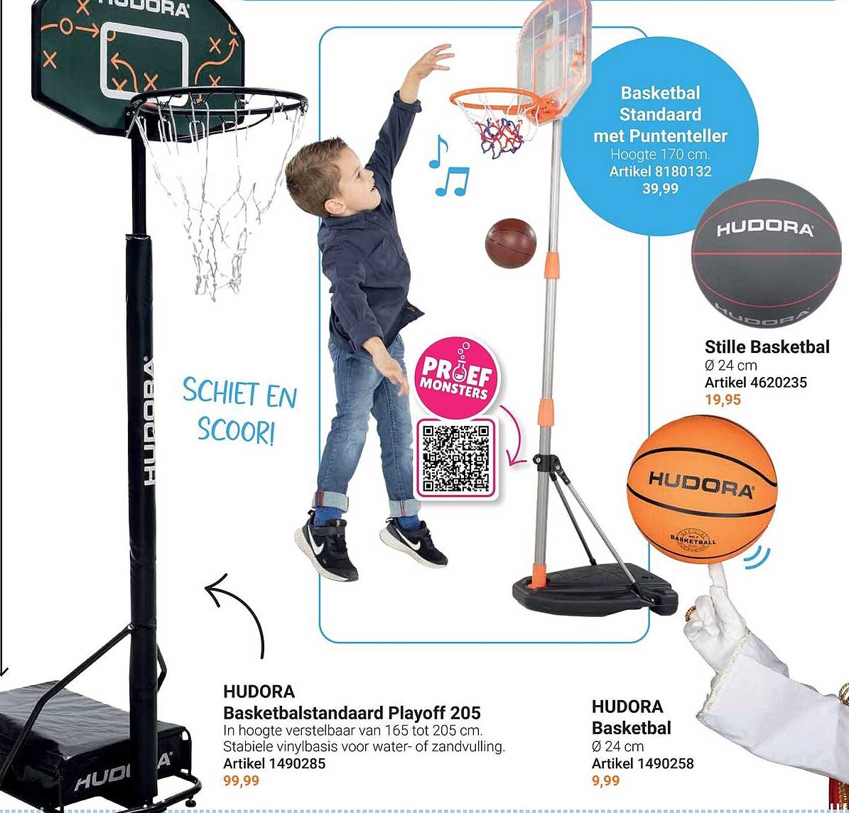 HUDORA Basketballstandaard Playoff 205