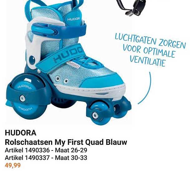 HUDORA Rolschaatsen My First Quad Blauw