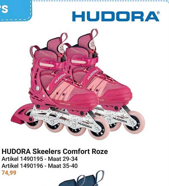 HUDORA Skeelers Comfort Roze